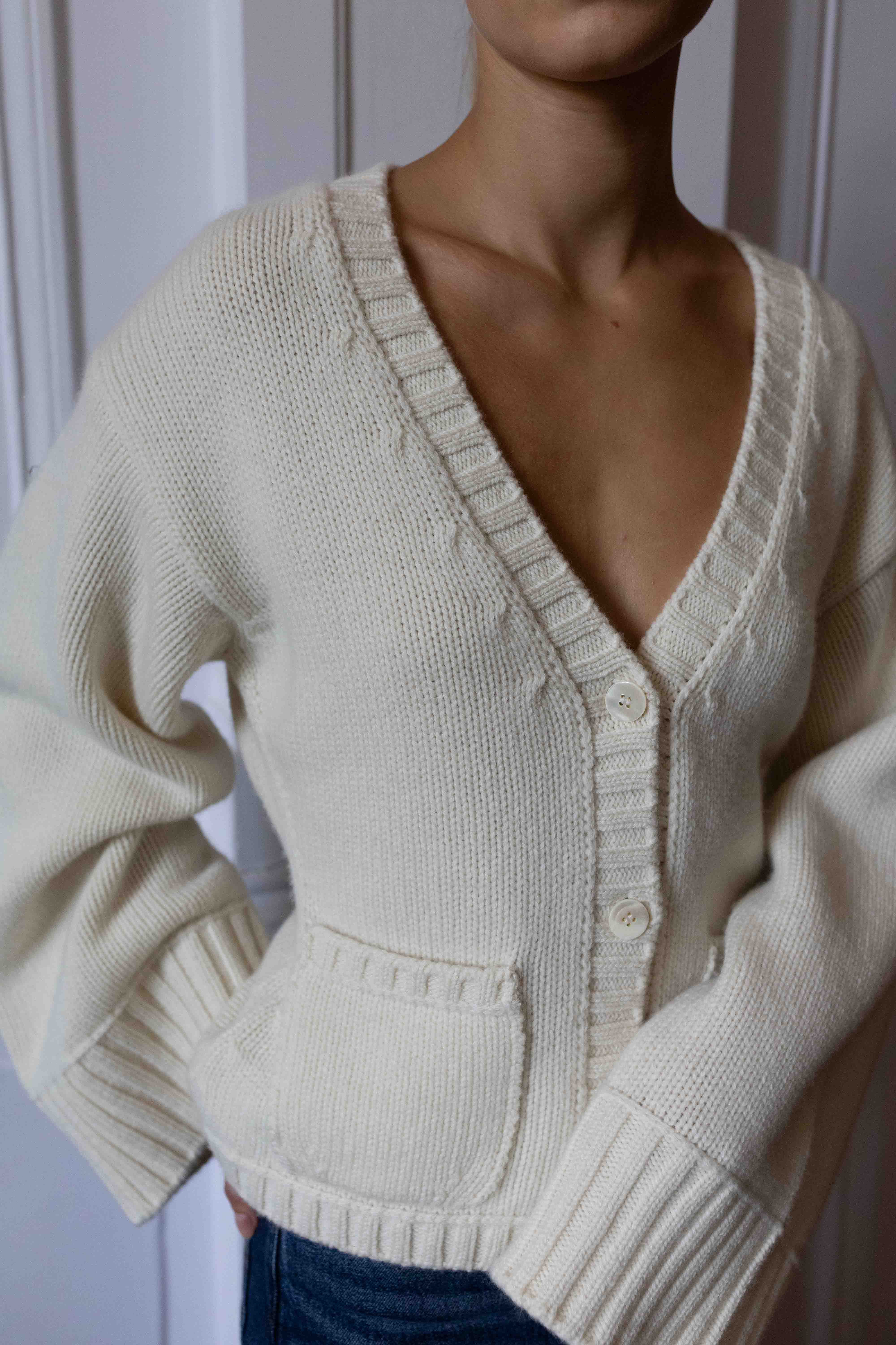 Isabelle Cardigan - pure ivory – Produktbild 4