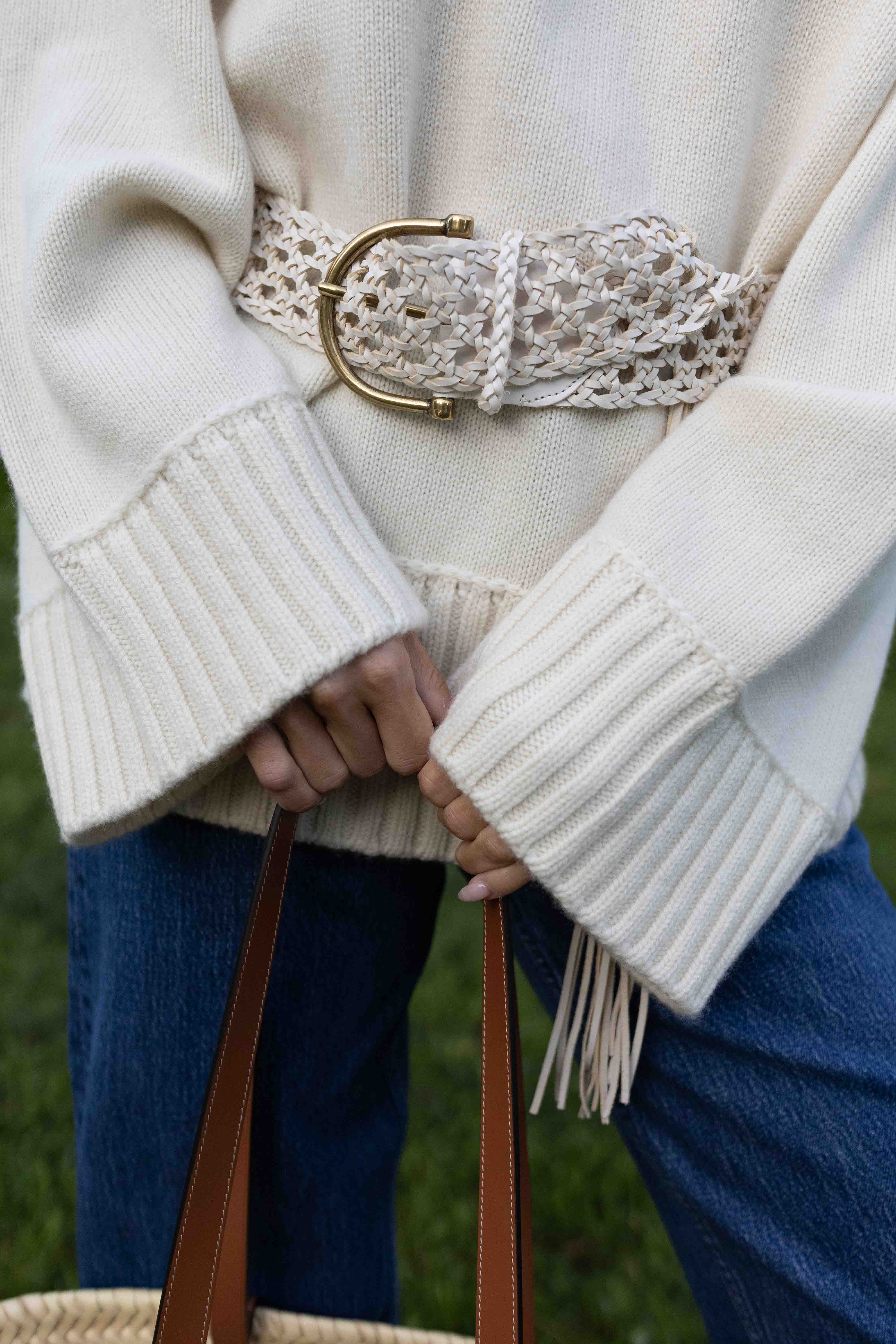 Valerie V-Neck Sweater - pure ivory – Produktbild 5